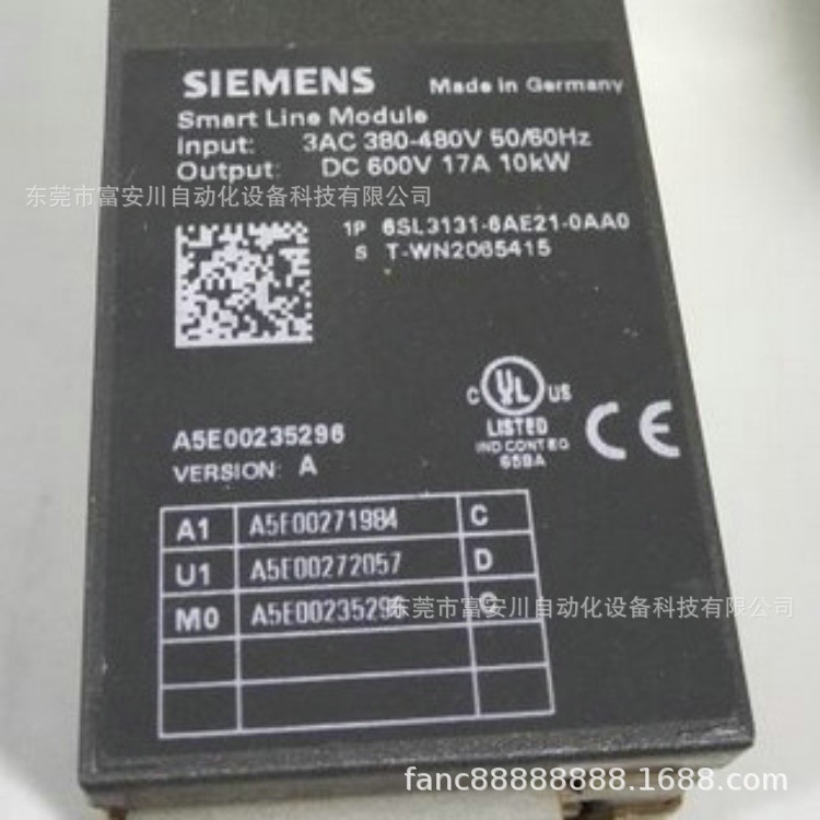 西门子6SL3131-6AE21-0AA0实物拍摄议价