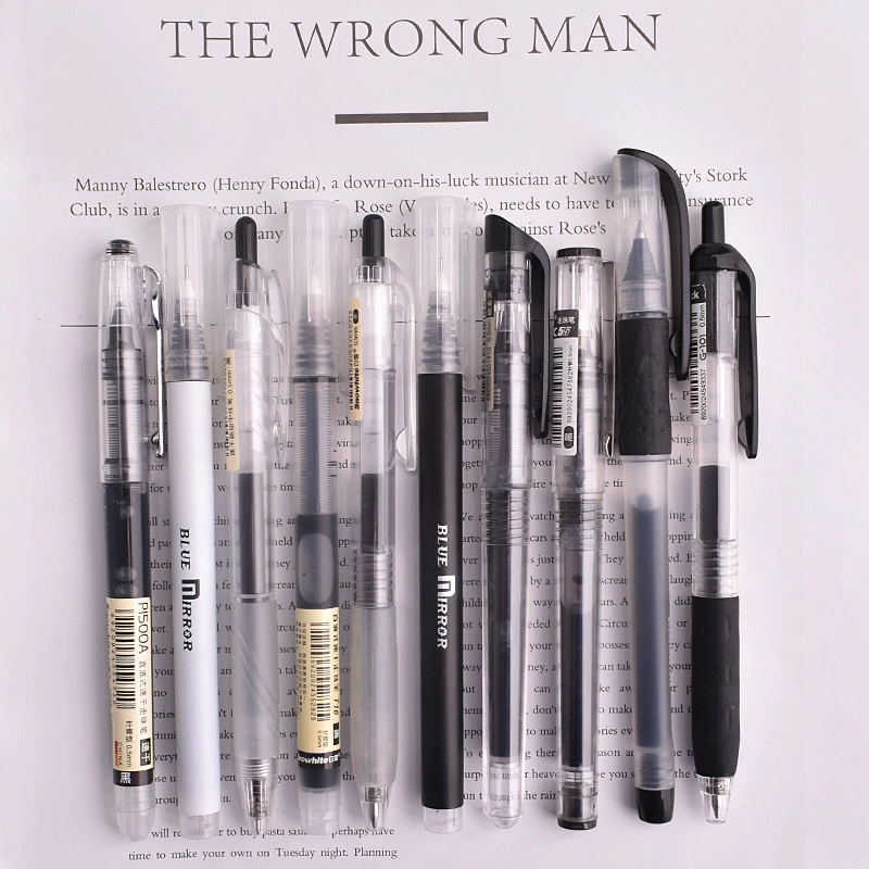 白雪 Rollerball rollerball pen, set for students, 6 pieces
