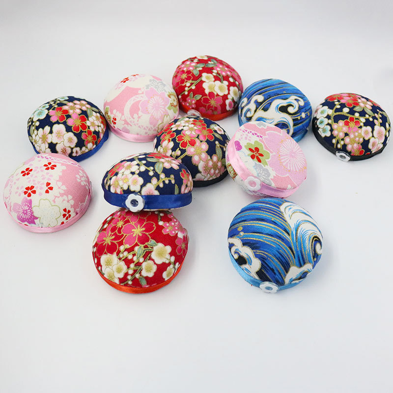 现货 和风插针包 针戳 DIY手工针插 pp棉针插 插针球缝纫包