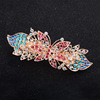 Metal hairgrip, hair accessory for adults, hairpin, Korean style, flowered, wholesale