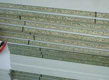 板緣防潮飾面板|阻燃防潮顆粒櫥櫃台面板|衛生間隔斷三胺板材