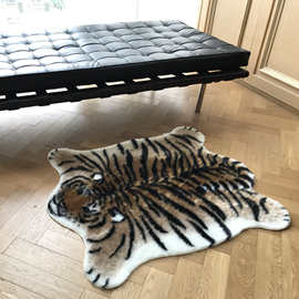 新款老虎地毯 跨境新品 客厅阳台卧室地毯 民宿酒店地毯 rugs