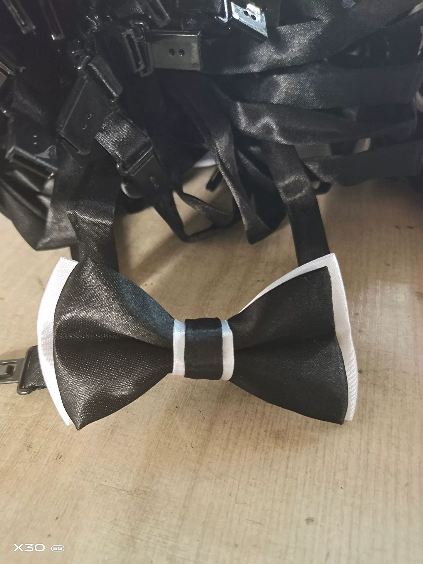 Classic children's two-color bow tie, accessory for boys with bow