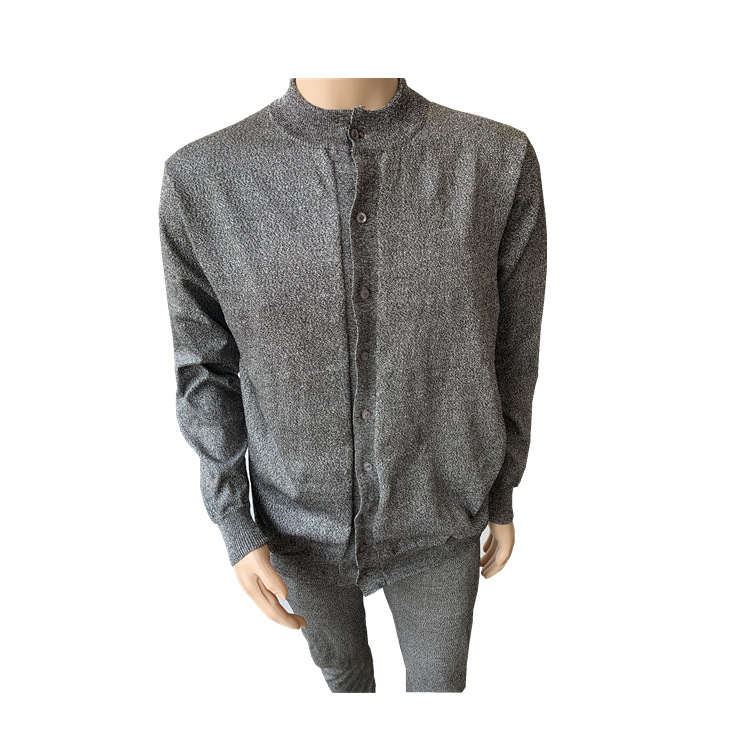 聚乙烯时尚钮扣开衫款防割服户外运动安全防护服厂家现货一件代发