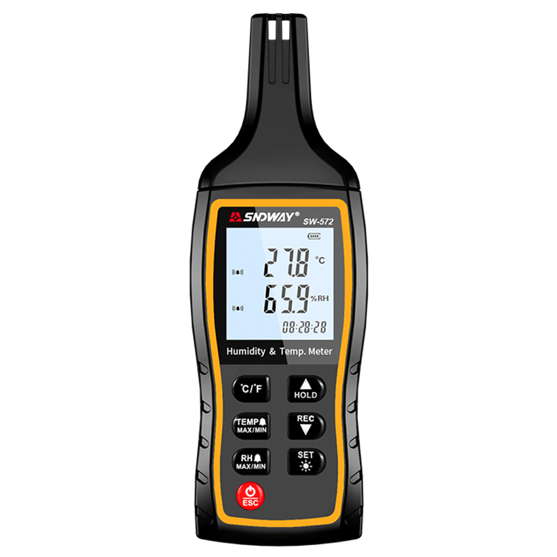 深达威温湿度计数显高精度测温仪温湿度记录仪电子温度计湿度计