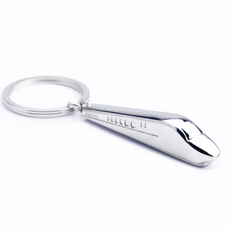 Creative G harmony personalized metal key chain like real zinc alloy high-speed train can be autocratic LOGO