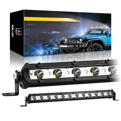 DXZ ultrathin Single row Strip lamp 12LED 36W automobile LED Work Lights Dome light off-road vehicles Modified fog lights
