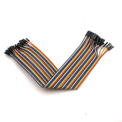 40P杜邦線2.54mm彩排雙頭公對公 公對母 母對母麵包線10/20/30cm