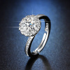 Ring with stone, wedding ring, internet celebrity, one carat, wholesale