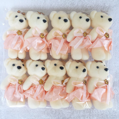 Oso de hielo 10 colores boda peluche juguete muñeca actividad pequeño regalo boda tirando muñeca de dibujos animados