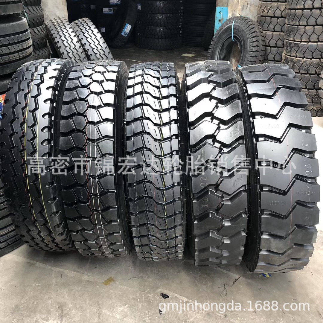 三角 载重轮胎1200R20矿用载重轮胎11.00/12.00R20 12R22.5真空胎