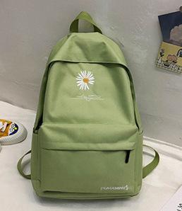 2020 nueva mochila de estudiante estilo coreano Daisy mochila versátil de gran capacidad mochila de viaje coreana suministro de mercado nocturno