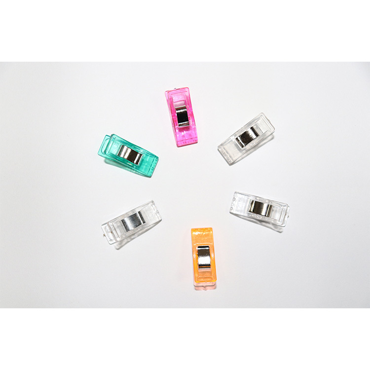 斧头夹 彩色塑料 长尾夹 文件小夹子 缝纫夹包边夹 厂家 文具弹片