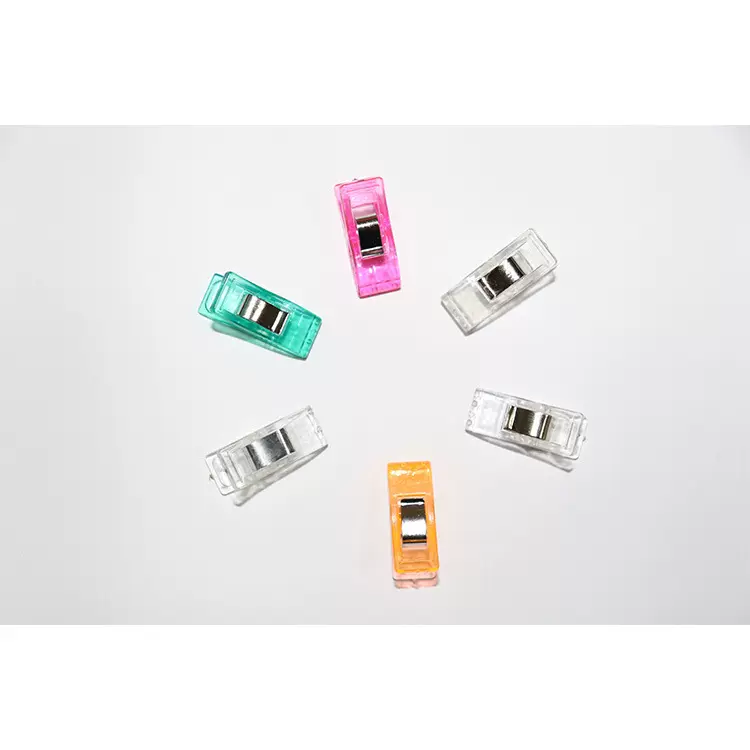 斧头夹 彩色塑料 长尾夹 文件小夹子 缝纫夹包边夹 厂家 文具弹片