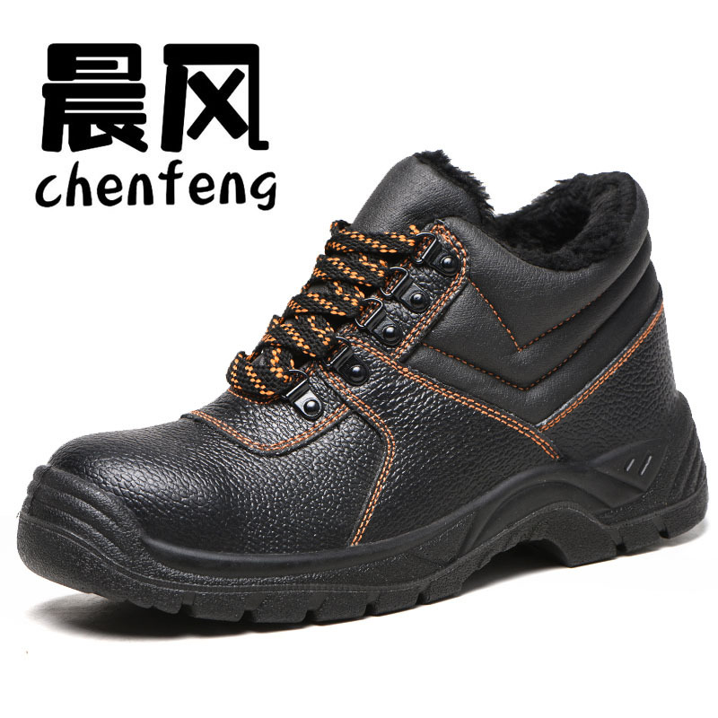 源头厂家出口经典款高帮PU底牛皮劳保鞋安全鞋防砸防刺穿耐磨耐油