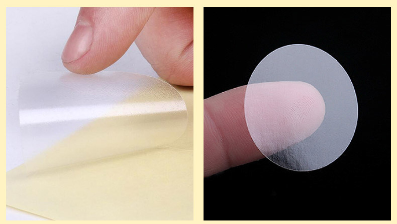 加粘加厚标签透明贴印刷