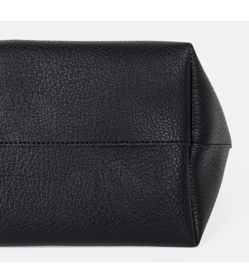 Nuevo diseño de nicho coreano, bolso de hombro de cuero suave con estampado de lichi para mujer, bolso de mano sencillo de gran capacidad para desplazamientos diarios_voghion.com