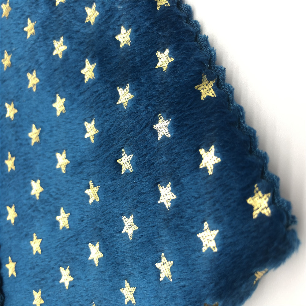 销售烫金单面绒 四件套仿超 经编 全涤纶