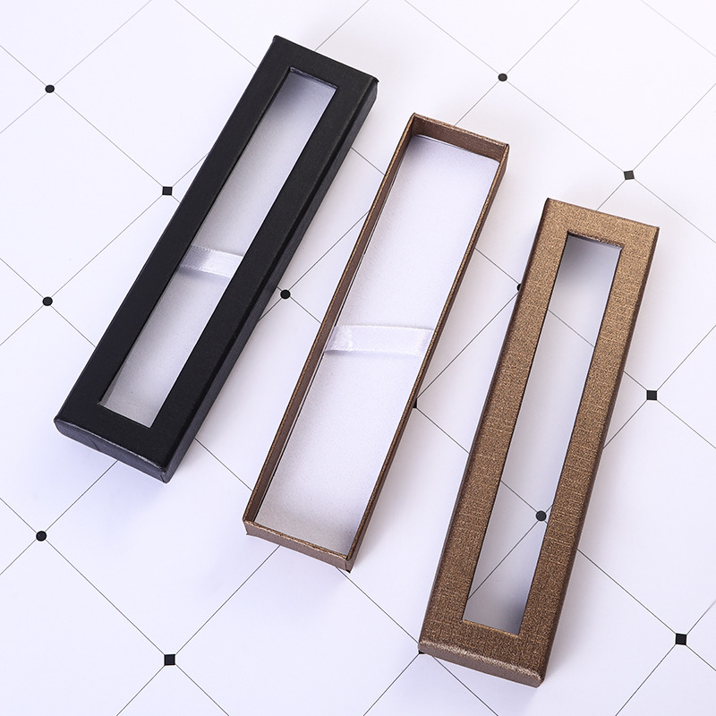 Creative World Cover Gift Pencil Stationery Box Fashion Window Pen Box Multi-color Cardboard Box