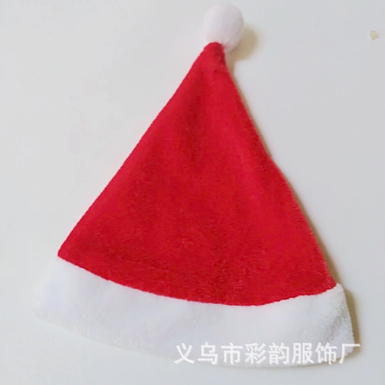 Fabricantes para sombreros de Navidad de peluche, Santa Claus, niños, adultos, sombreros de Navidad de terciopelo