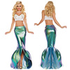 new pattern Halloween clothing mermaid princess full dress sexy skirt role Act show Photography wholesale