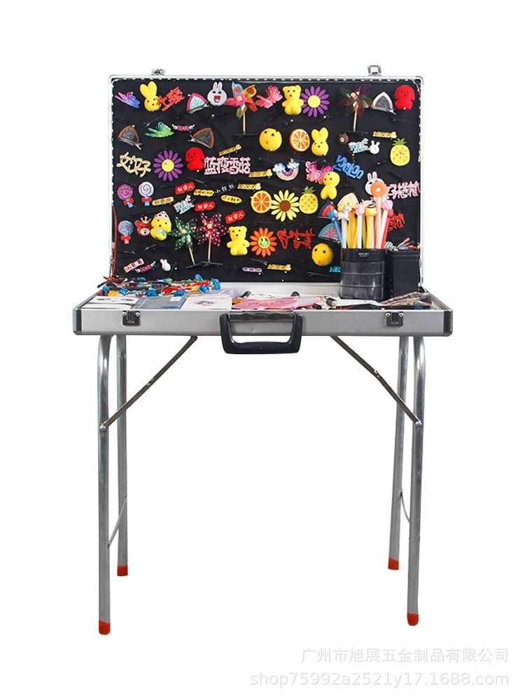 Ночной рынок стойло ящик стойло коробка портативный серьги дисплей ювелирных изделий коробка складной стойло полка со штативом