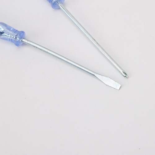 Transparent Mini Screwdriver Crystal Handle Custom Small Transparent Head Flathead and Phillips Screwdriver Wholesale