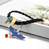 Fashionable universal blue pendant, ankle bracelet