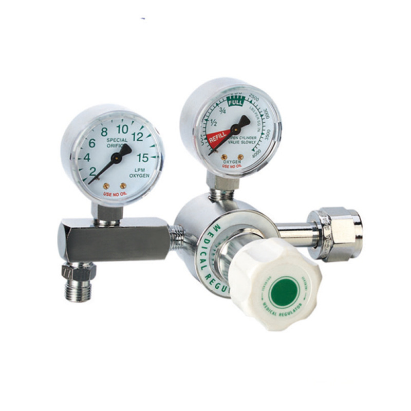 厂家批发医用减压器氧气减压器纯铜减压器钢瓶减压器防爆调节高压