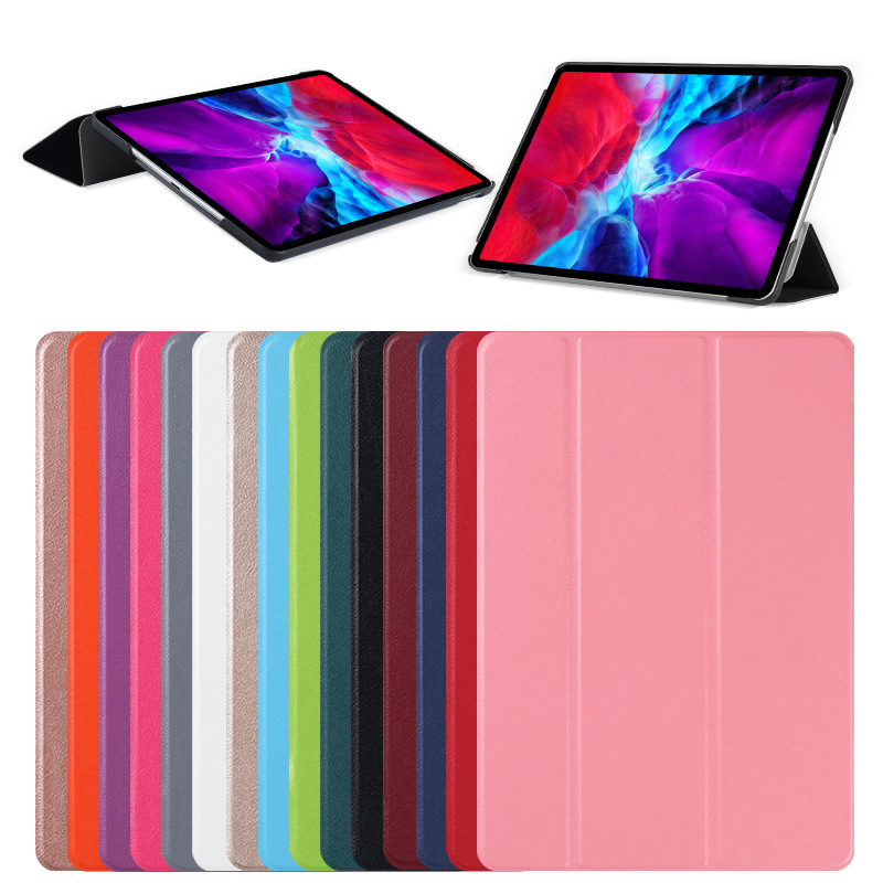 Suitable for ipad 10.2 protective case pro11 caster leather case air4 case mini5 hard case Smart hibernation