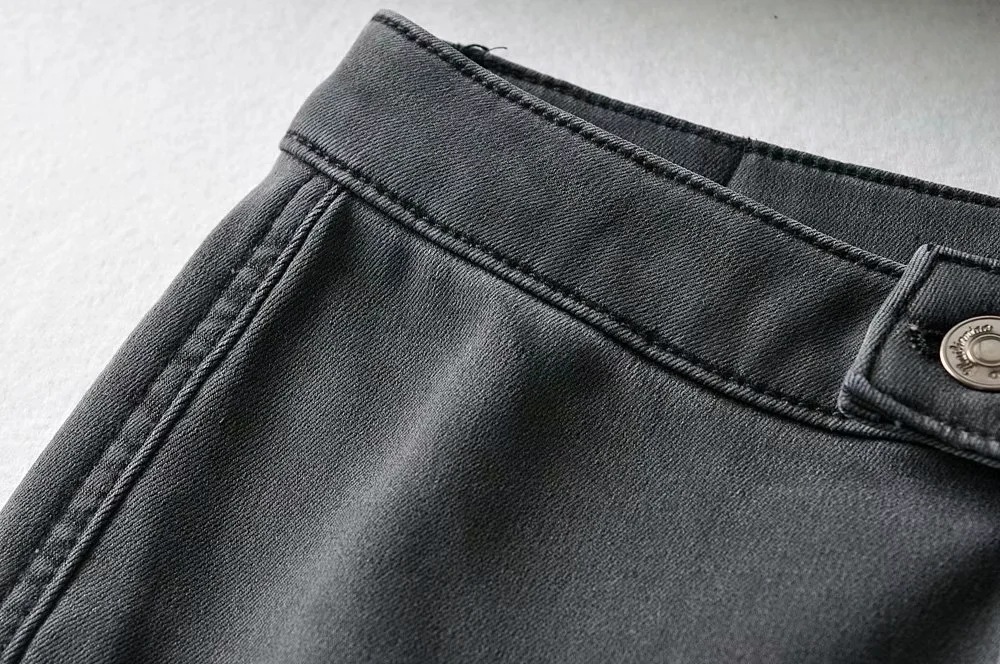 Pantalones ajustados más finos elásticos de cintura alta de otoño e invierno para mujer NSAC14380