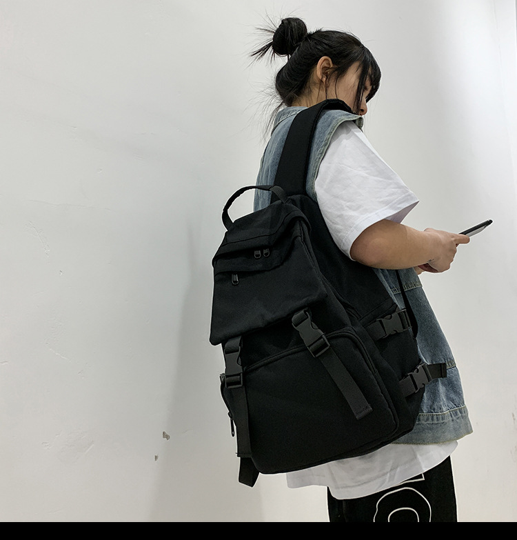 Mochila Versátil De Gran Capacidad Mori Harajuku Ulzzang Mochila Para Hombre display picture 24