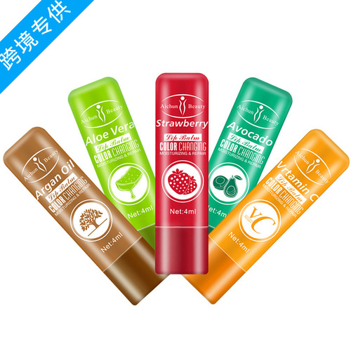AICHUN cross-border fruit moisturizing lip balm moisturizing lip care lip care discoloration lip balm wholesale lip balm