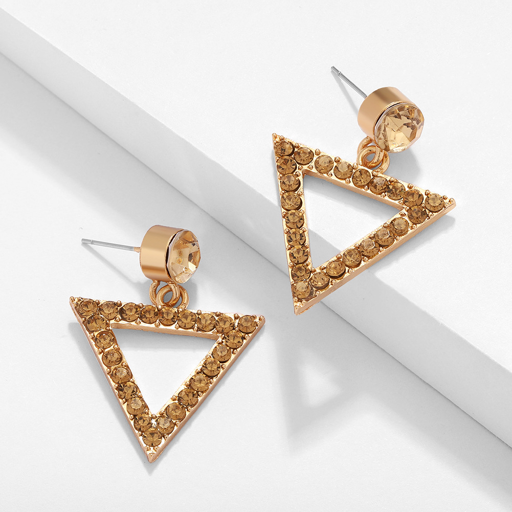 Korean Simple Long Hollow Alloy Earrings display picture 12