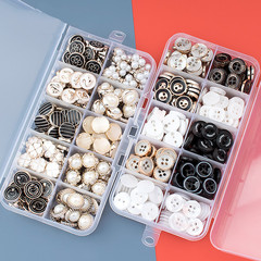 Button-up shirt, women's round neck, gold and black, pearl chiffon decoration top with buttons