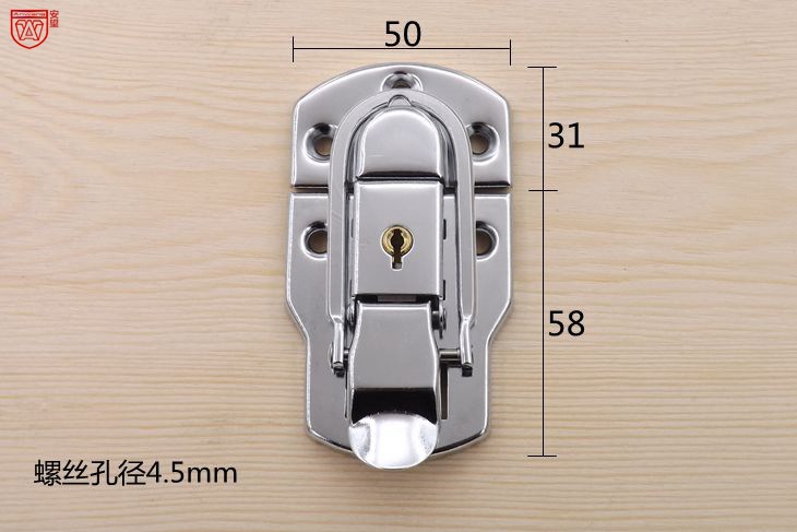 Anwang 3005 hardware caja de herramientas de bloqueo caja de madera fija caja de bloqueo accesorios de bloqueo