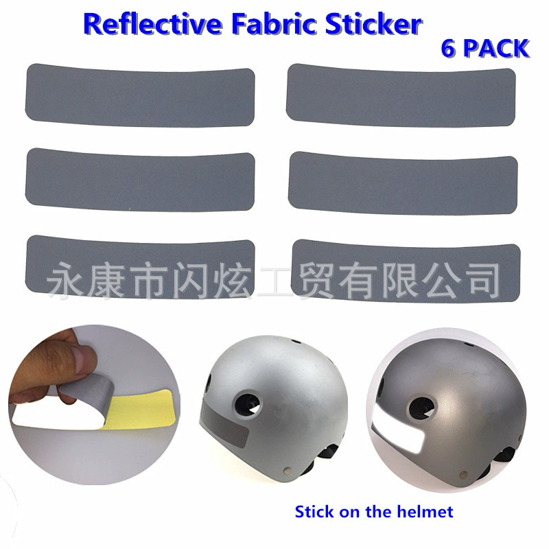 Производитель светоотражающих наклеек на шлем, светоотражающих наклеек на велосипед высокой яркости, наклейки на шлем для печати
