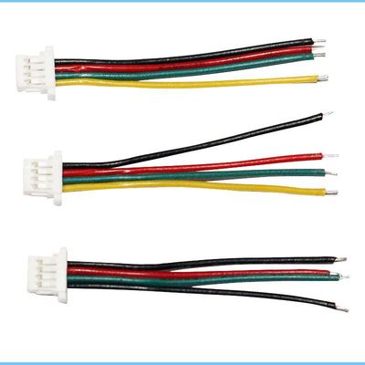 1.0间距 厂家直销2p4p超薄端子线加工定制镀金电子线单头连接线