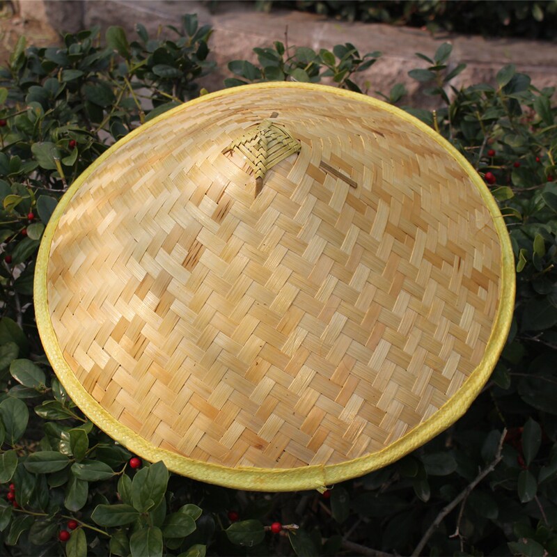 Factory bamboo hat straw hat painting wall decorative hat rain protection tea farmers hat Factory bamboo hat straw hat painting wall decorative hat rain protection tea farmers hat