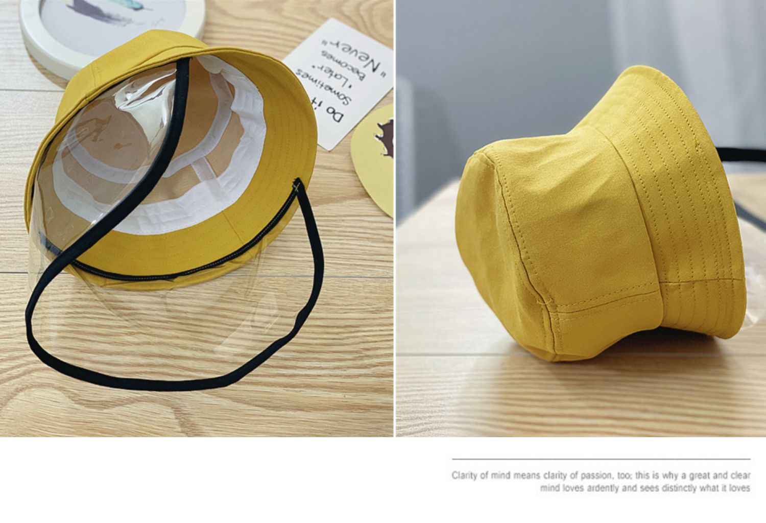 Children's Anti Foam Fisherman Hat Black