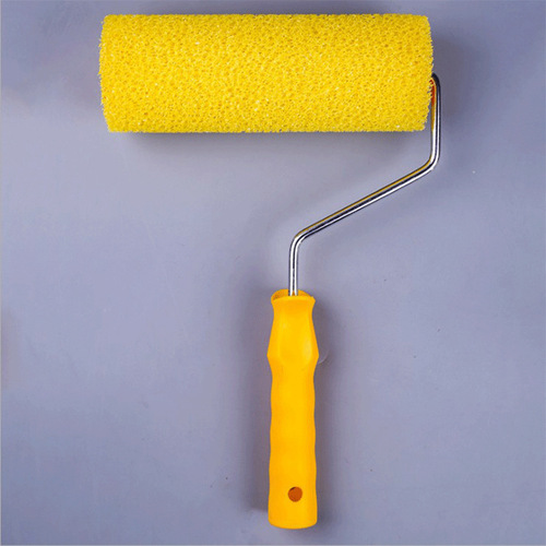 Napped roller brush sponge embossed raffia large flower small flower elastic yellow paint tool brush nap brush