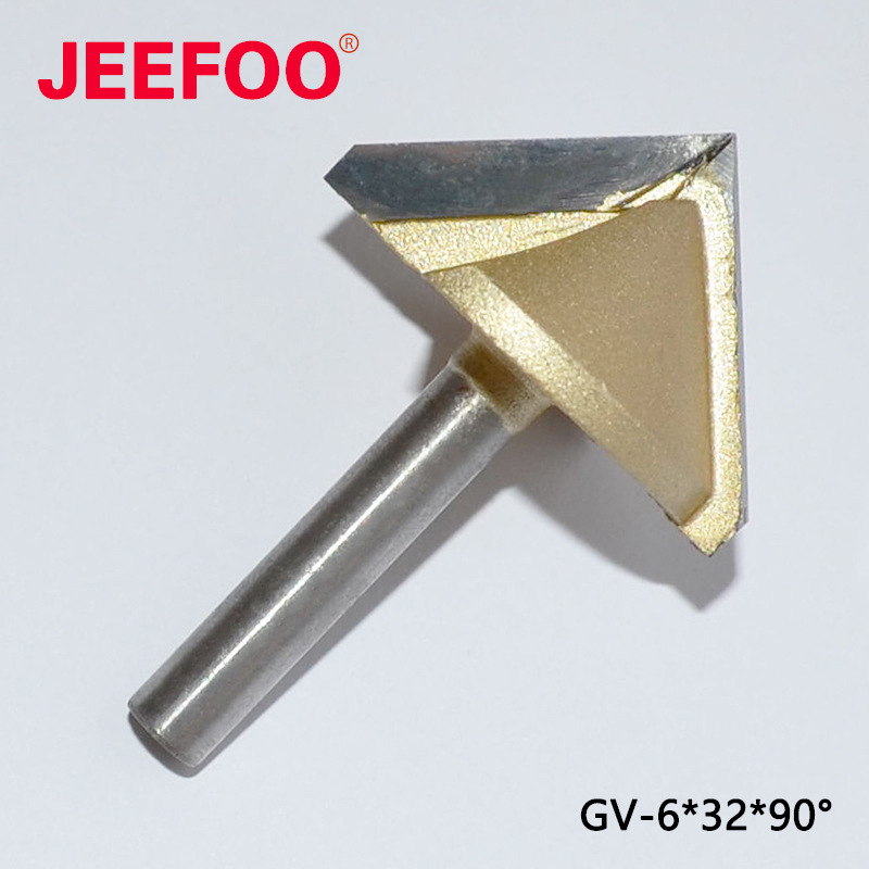 GV-6*32*90 3DV型刀|合金雕刻刀具|三维雕刻刀|钨钢倒角刀