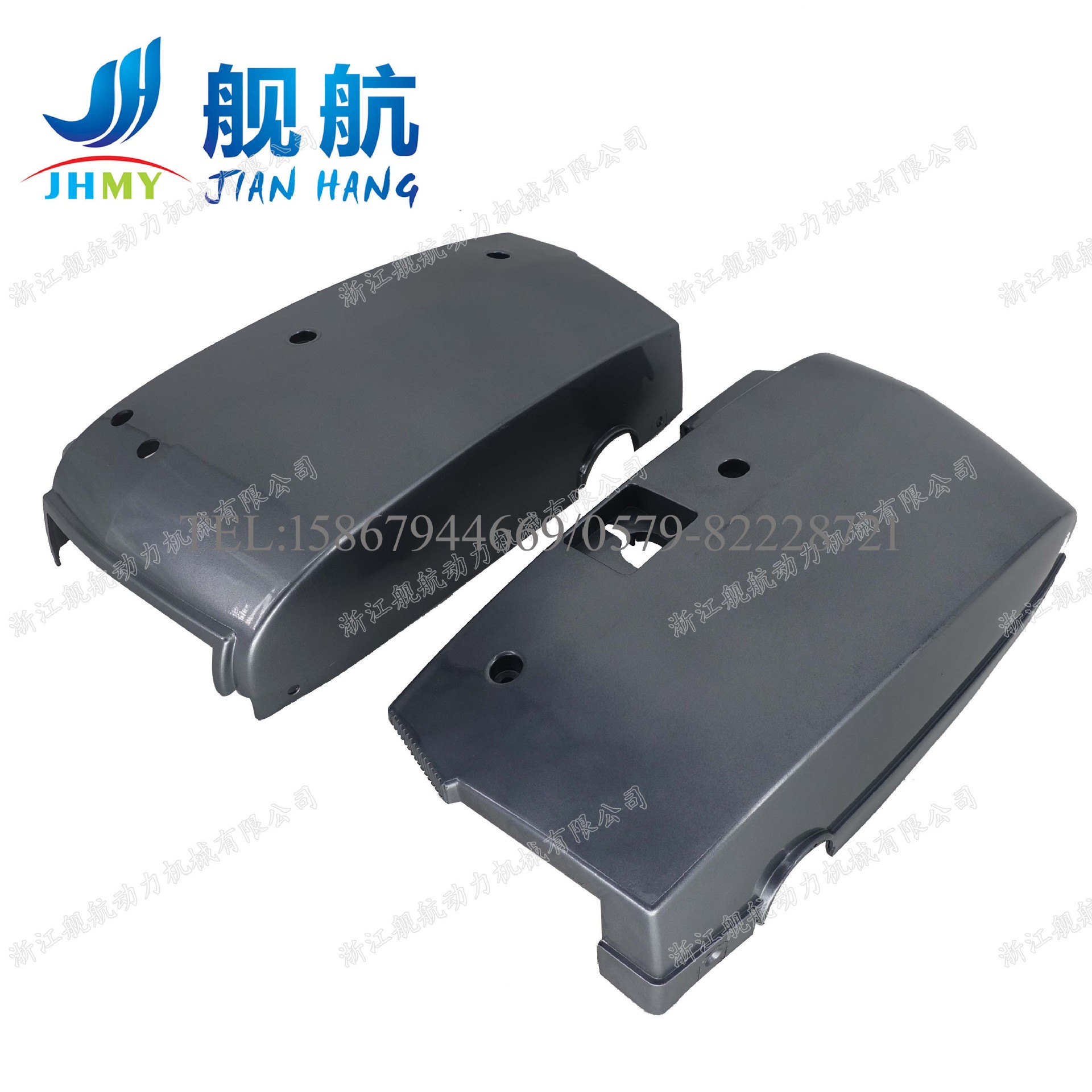 舰航船外机配件二冲程2.5马力发动机左右盖