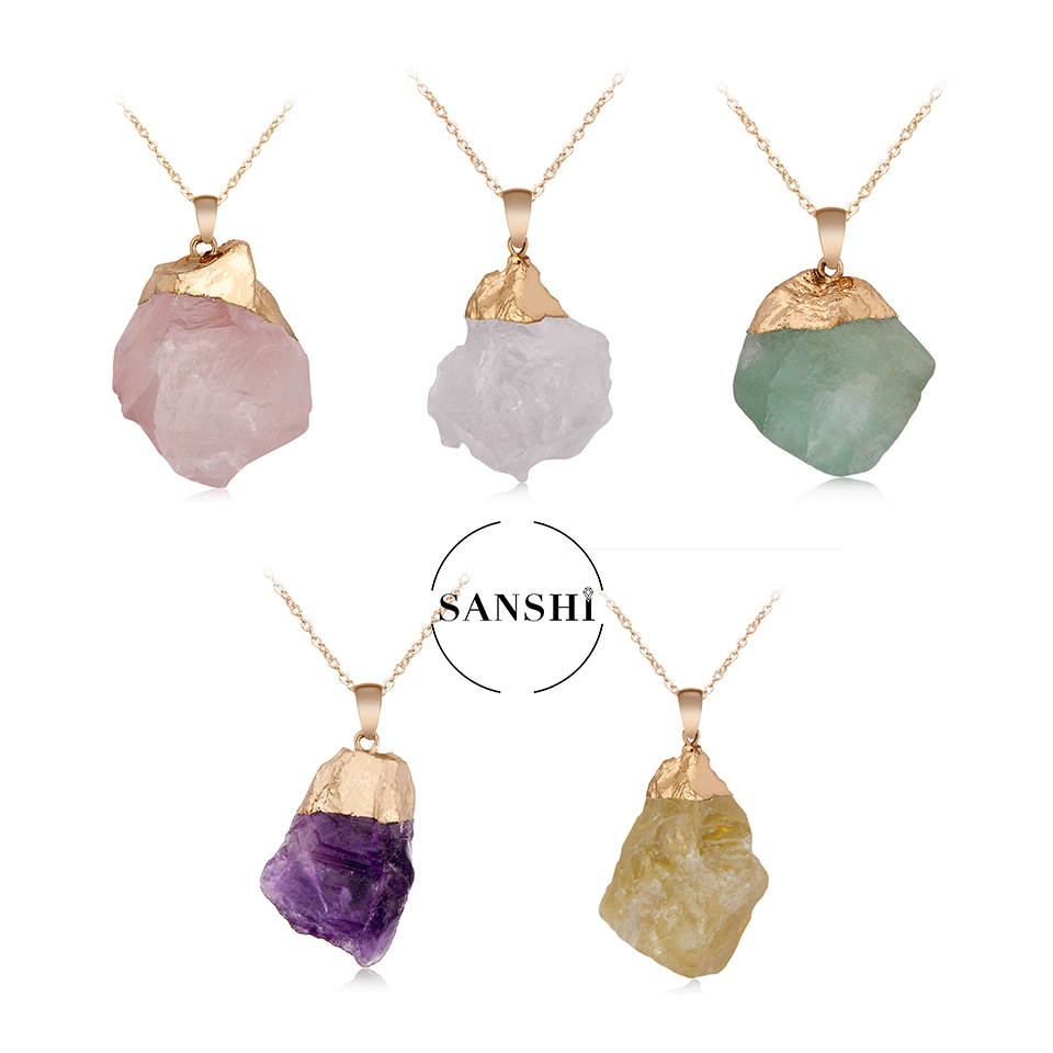 Organic crystal pendant