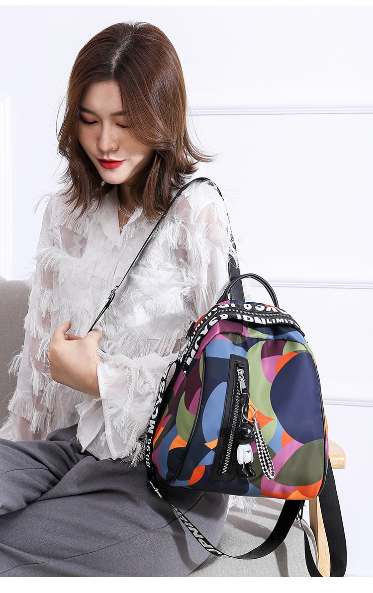 Waterproof Anti-London Color Block Daily Women's Backpack display picture 1
