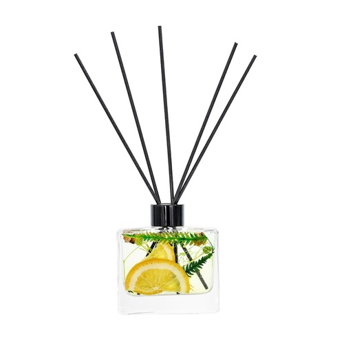 Household fire-free flat square bottle eternal flower aromatherapy indoor perfume air freshener bathroom toilet deodorizing essential oil