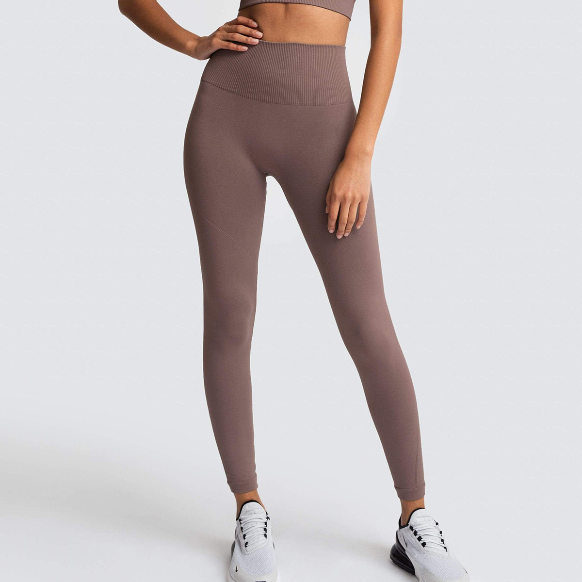 new seamless knitted sports yoga suit NSLX14708