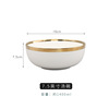 Scandinavian tableware, set home use, soup bowl, high quality bike steering column, chopsticks, light luxury style