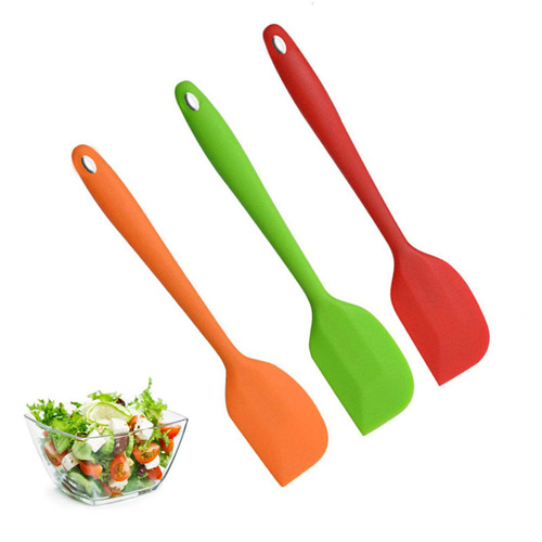 Large one-piece high-temperature silicone baking tool spatula cake soft spatula scraper spreader