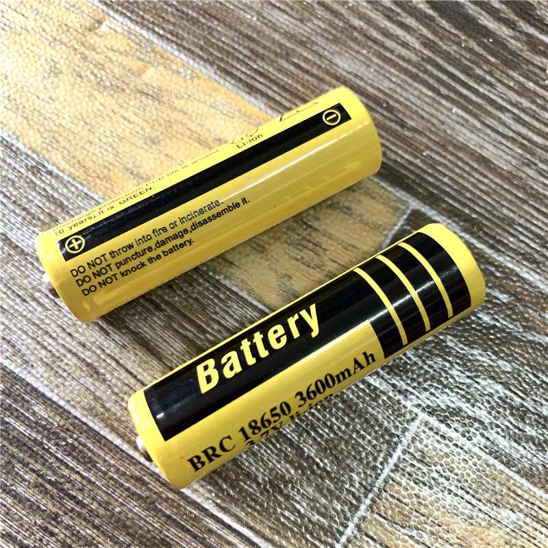3.7V High Capacity Battery 18650 Rechargeable Battery Strong Light Flashlight Power Supply 3600 Mah Yellow 18650 Battery 3.7V High Capacity Battery 18650 Rechargeable Battery Strong Light Flashlight Power Supply 3600 Mah Yellow 18650 Battery